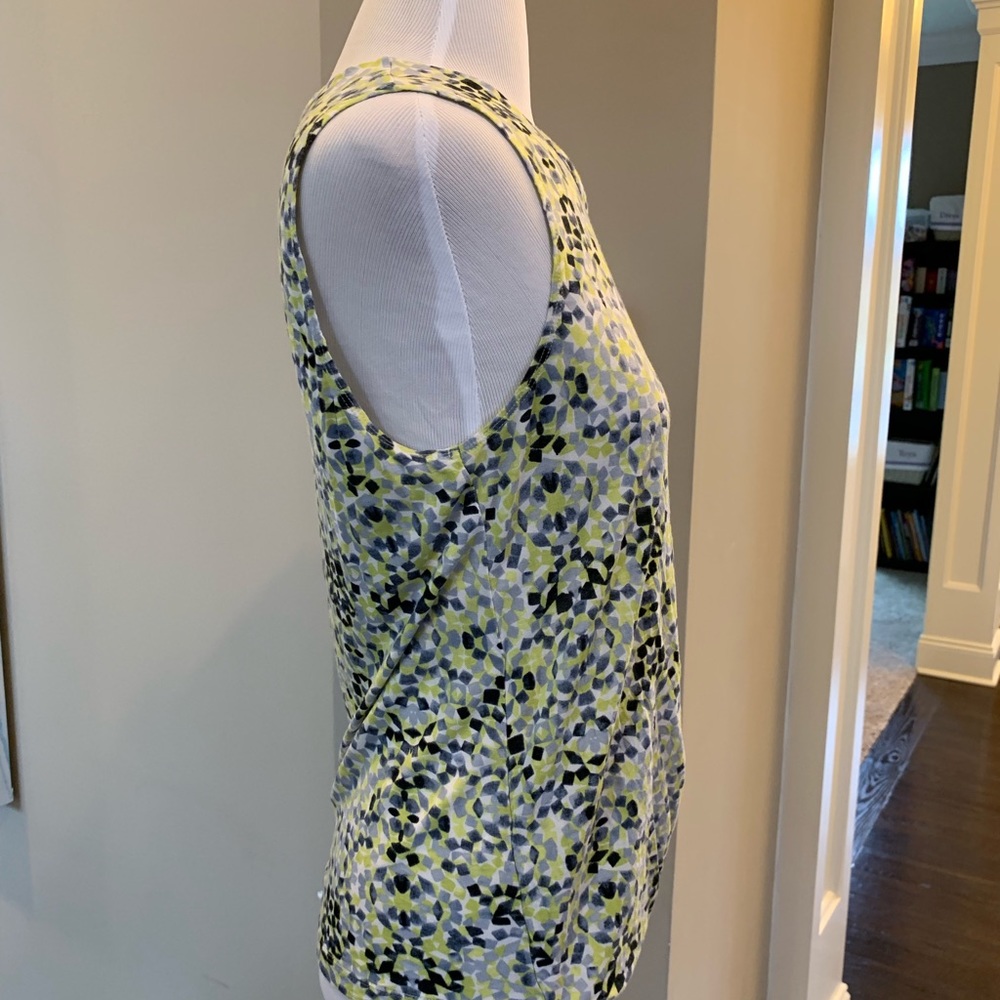 Cabi Scatter Print Key Hole Top #257 - image 5